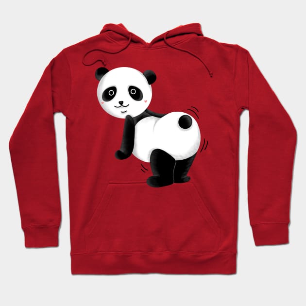 Panda Twerking Hoodie by Lizzamour